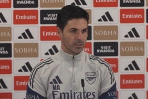 塔帅：马丁内利仍然缺席 希望哈弗茨厄德高等人北伦敦德比复出