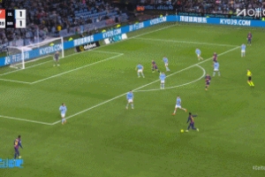 再度领先！拉什福德传中助攻，莱万抢点梅开二度，巴萨2-1塞尔塔