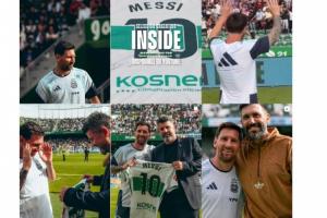 陷入疯狂！梅西随阿根廷在埃尔切主场训练，埃尔切社媒连更16条